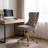 Cutburth Height Adjustable and 360° Swivel Velvet Office Chair with Wheels-913136563
