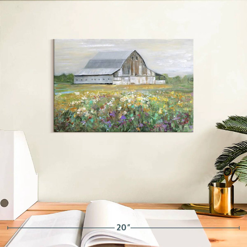 Country Fields, 8" H x 12" W