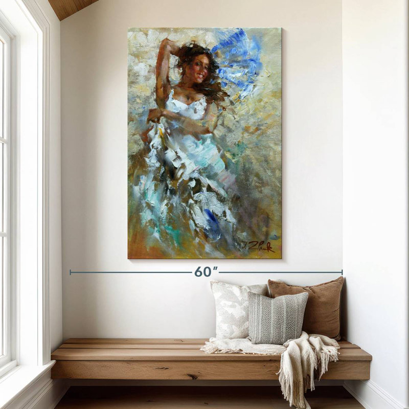 Leisha In The Dance, 51" H x 34" W