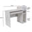 Fontenay Computer Desk with Shelves and Drawer-1489129947