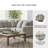 Loscalzo Velvet L-Shaped Sectional Right Hand Facing