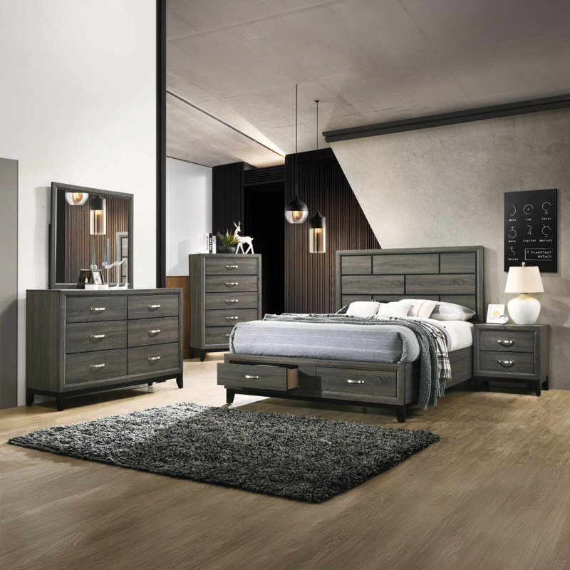 Valdemar Bed W/Storage, King