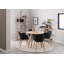 Alexandria Round Solid Wood Base Dining Table