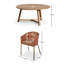 8 - Person Acacia Wood Patio Dining Set with Rectangular Table