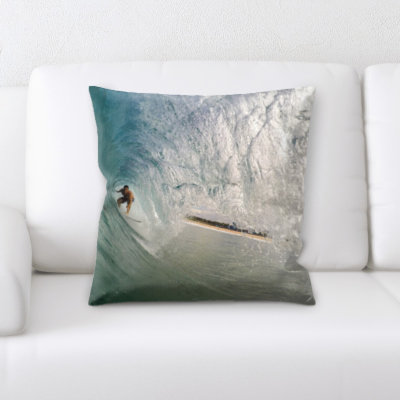 Microsuede Reversible Throw Pillow