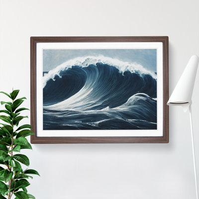 XH1022-6803X Passionate Ocean Wave - Single Picture Frame Print