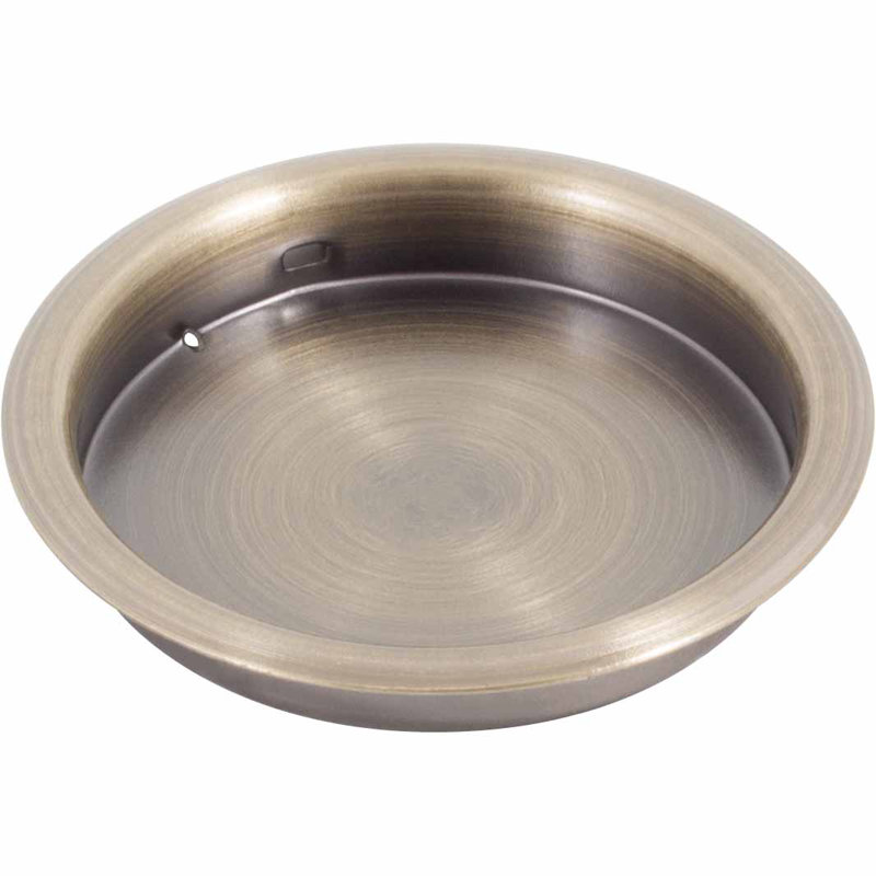 Recessed Pull, Antique Brass