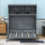 Space-Saving Queen Murphy Bed with Cabinet-1204140168