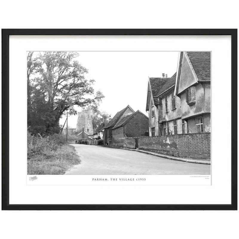 Parham, The Village C1955 by Francis Frith - Single Picture Frame Print, 60cm H x 80cm W  x 2.3cm D