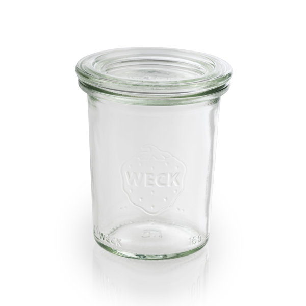 APS Original WECK Gläser 80 Ml – 12 Stück Sturzform Ohne Deckel | Spülmaschinenfest & Ofenfest