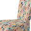 Rainbow Cheetah Rain - Chaise d'appoint rembourrée moderne et contemporaine