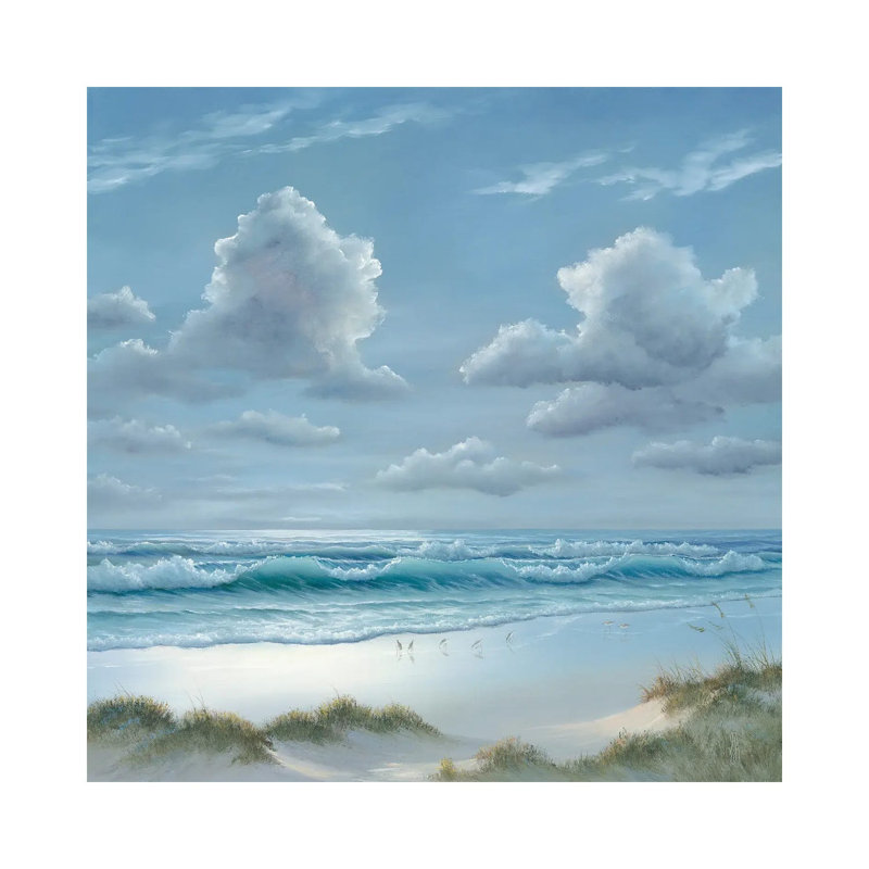 Shoreline II by Georgia Janisse - Wrapped Canvas Gallery-Wrapped Canvas Giclée, 66.04 cm H x 66.04 cm W x 1.91 cm D