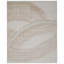 Crescent Rug: Modernist Hand Knotted Rug in Ivory/Taupe-830511717