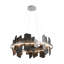 Ardesia 1 - Light Unique Geometric LED Pendant with Slate Accents-55646122
