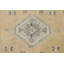 Tapis beige / bleu en laine noué à la main de conception unique 8 pi 5 po x 11 pi 6 po New Age