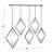 Limaville Solid Wood Geometric Wall Mirror