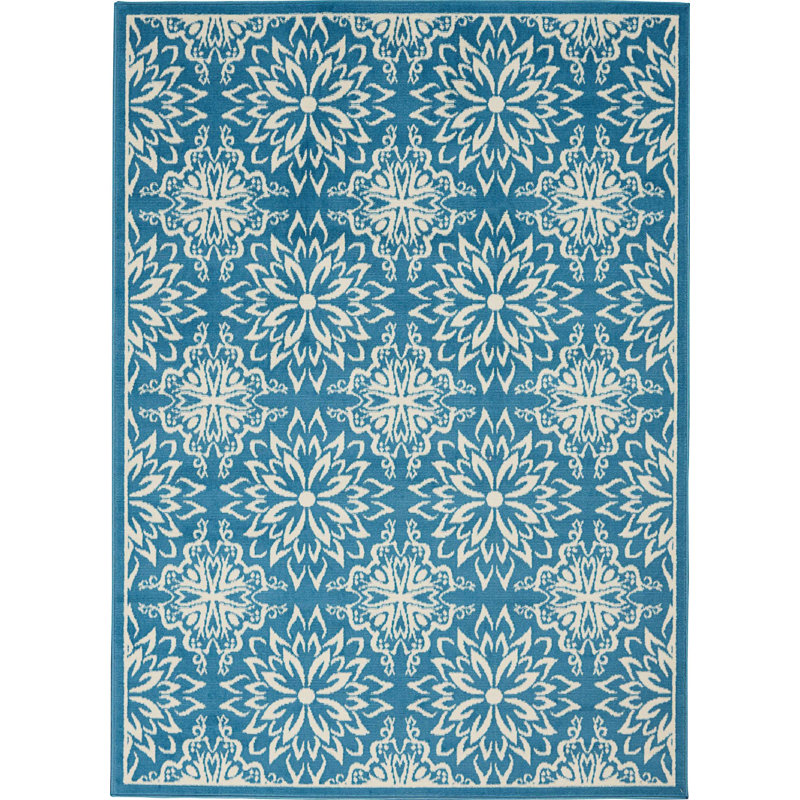 Yurig Floral Indoor Rug, Runner 2'3" x 7'3"