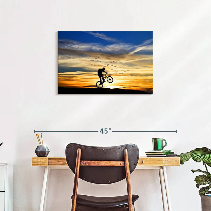 Mehar Bicycle Stunt Silhouette