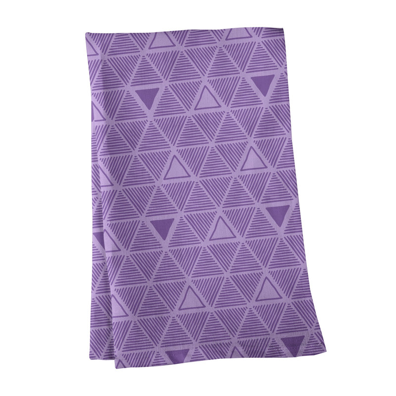 Jordao Tea Towel Kitchen Towel, Dark Violet/Mauve, Poly Twill