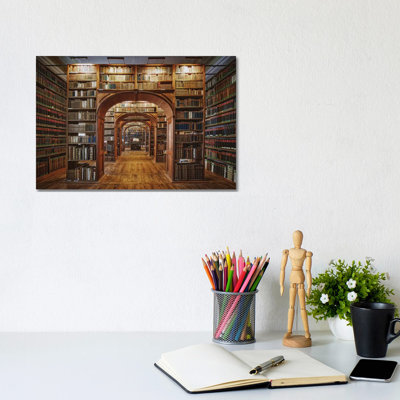 Upper Lausitzian Library Of Sciences by Patrick Aurednik - Wrapped Canvas Gallery-Wrapped Canvas Giclée