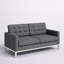 Causeuse rembourrée en tissu Loft-23592994