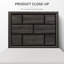 Modern Contemporary Grey Twin Bed with Headboard Footboard and Rails
