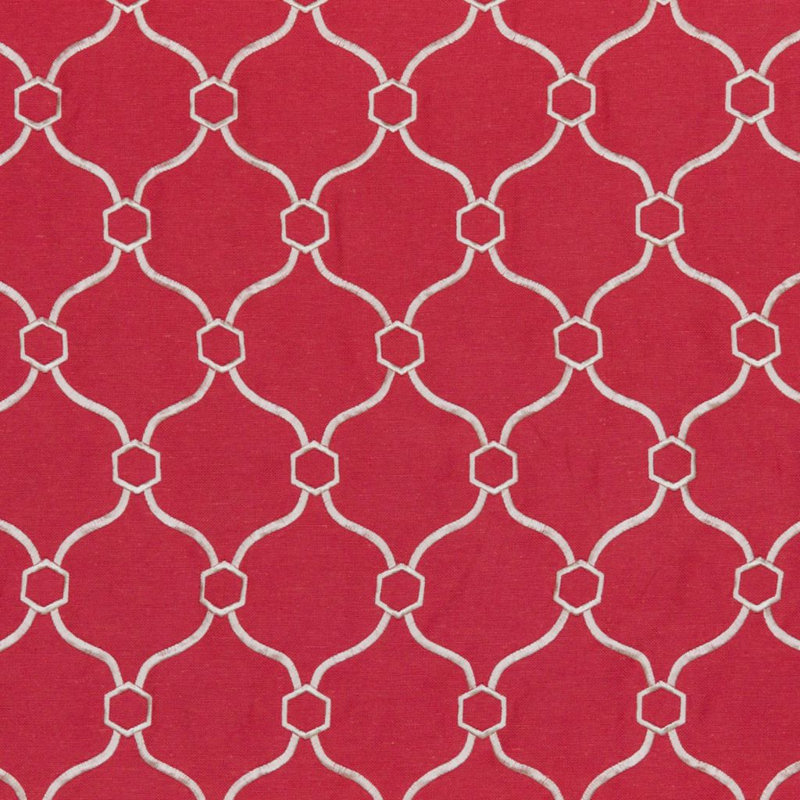 Tissu quadrilobe Suite Picardie, Géranium