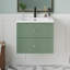 Ensemble de meuble-lavabo mural 24 po avec 2 tiroirs-106261356