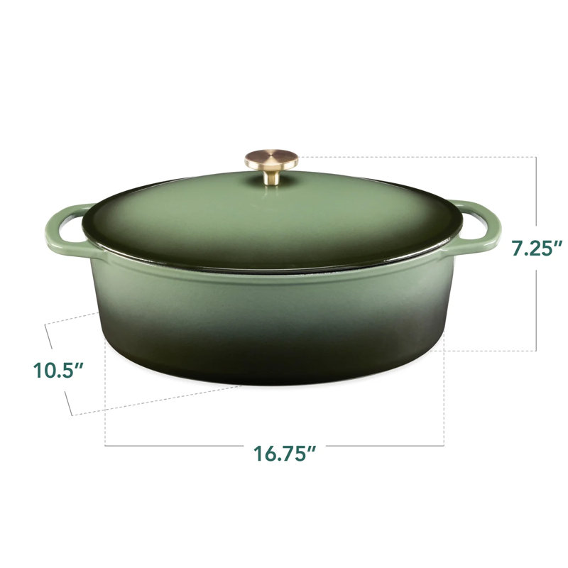 Dutch Oven Cookware, Deep Olive Green