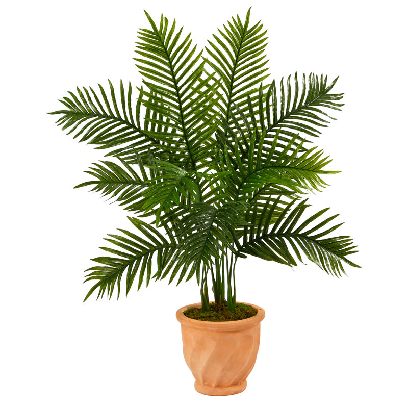 45'' Faux Palm Tree in Clay Planter