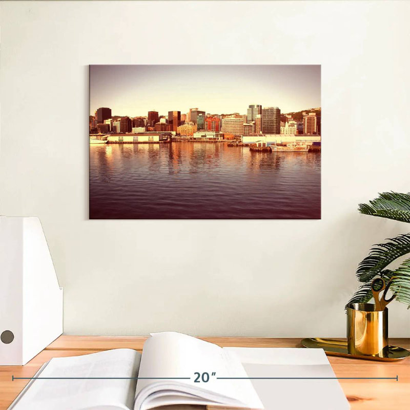Nicci Old Wellington City, 8" H x 12" W