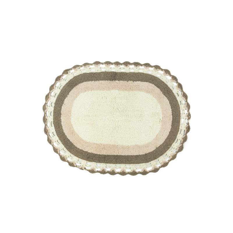 Samuelson Crochet Bath Mat, Stone