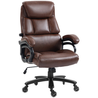 Vinsetto PU Leather Office Chair For Desk, Big And Tall, 400Lb -  Orren Ellis, C6B62498D7C34AE7A77195FD70FC3C18