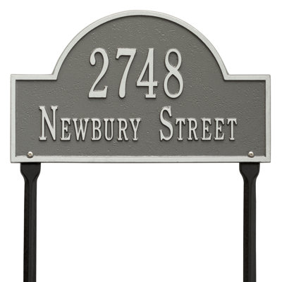 2-Line Lawn Address Sign