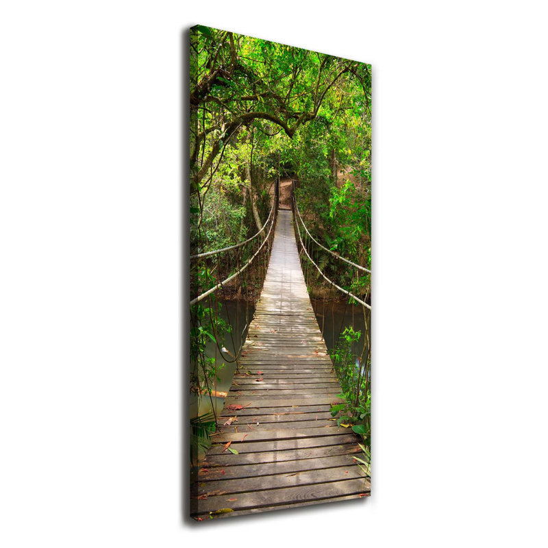 Suspension Bridge - Wrapped Canvas Print, 125cm H x 50cm W