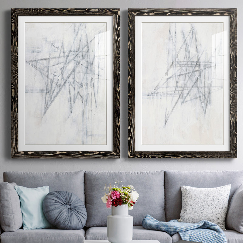 Off The Wall I Premium encadré mat - prêt à être suspendu, H 31,5 po x l 23,5 po x P 1 po, Noir