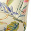 Chaise d'appoint rembourrée, blanc cassé / imprimé floral sur tissu