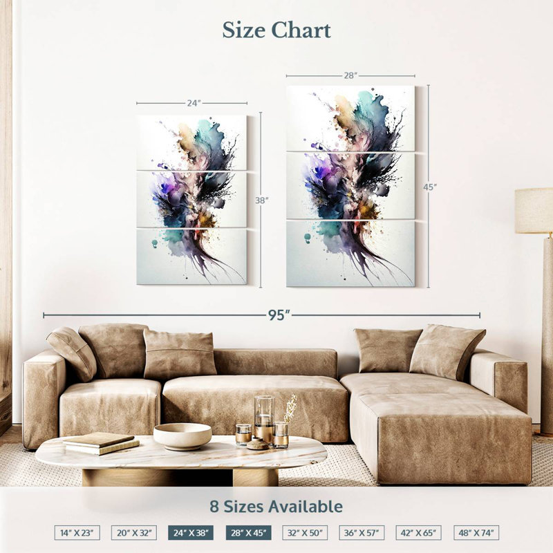 Avery Chromatic Symphony II, 38" H x 24" W