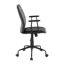 Chaise de bureau en similicuir noir-939926702