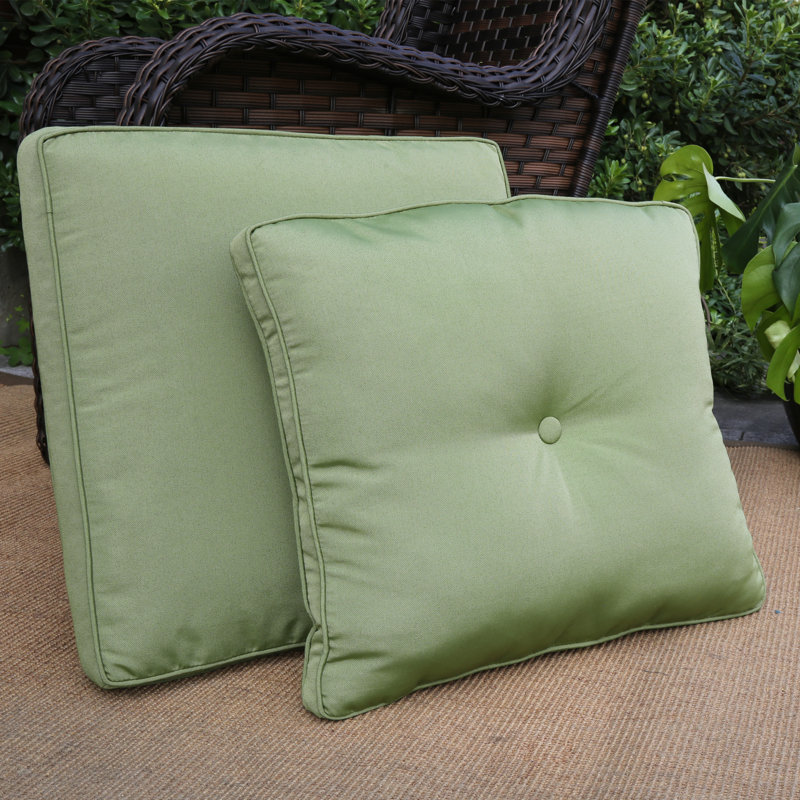Outdoor 4'' Seat / Back Cushion, Cilantro