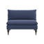 Red from Scalamandre Crafted by Cloth & Company Concord Settee in Solids-89128637