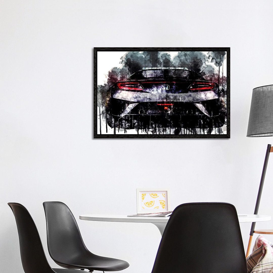 2017 Honda NSX GT3 Fahrzeug XCVI von Sissy Angelastro - Galerie-verpackte Leinwand Giclée auf Leinwand