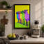 Rainbow Llama Trio Modern 1 Piece Wrapped Canvas Wall Art-136793574-136793576