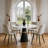 Corduroy Square Quilted Side Chairs, Dining Chairs With Black Metal Legs-407724490-429421682