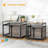 Edrina Pet Crate with 3 Doors