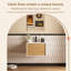 Meuble-lavabo mural simple moderne 24 po Tona