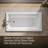Archer 60" x 32" Drop In Whirpool Acrylic Bathtub-10978938
