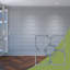 Panneaux muraux décoratifs en acrylique Olivia, moyen, l 15 3/8 po x H 15 3/8 po x T 1/8 po, gris foncé-154694314-154694317