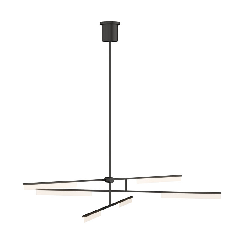 Klee 6 - Light LED Chandelier, Black