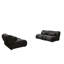 Ensemble modulaire en chenille 3 places avec oreillers cylindriques Chisum-108844068